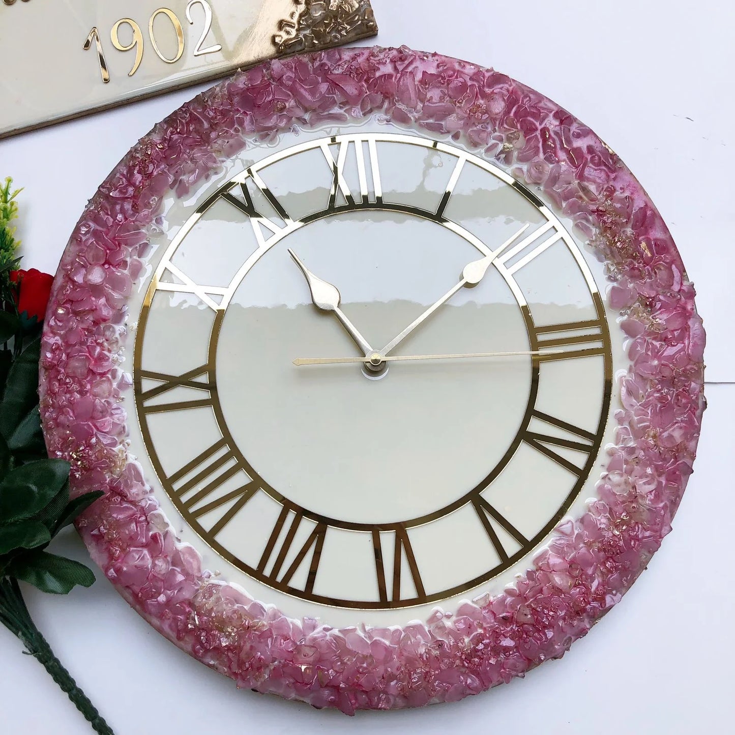 Resin wall clock cuztomize