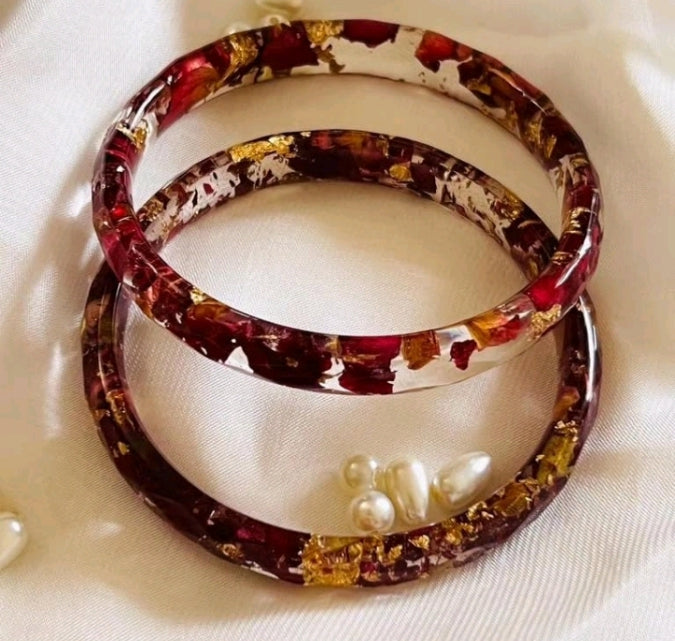 Stylish and Unique Resin's Bangles